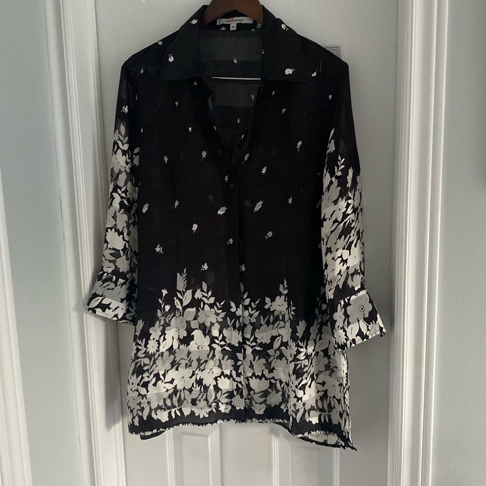 Sheer Blouse-XL